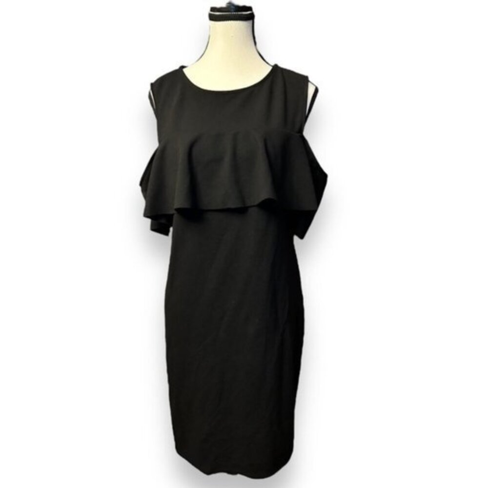 Women’s Black Open Shoulder Guilty Dress XL